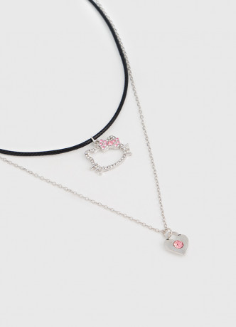 Ожерелье Hello Kitty для девочек, 2 шт.
