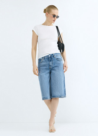 Приталенная футболка из хлопка