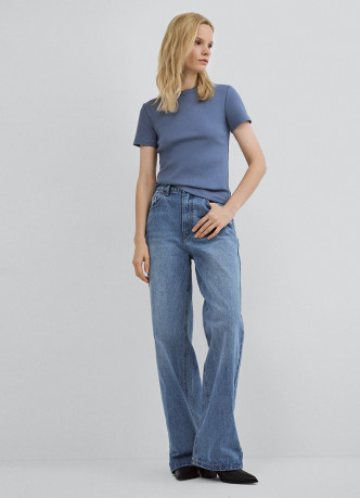 Футболка в рубчик