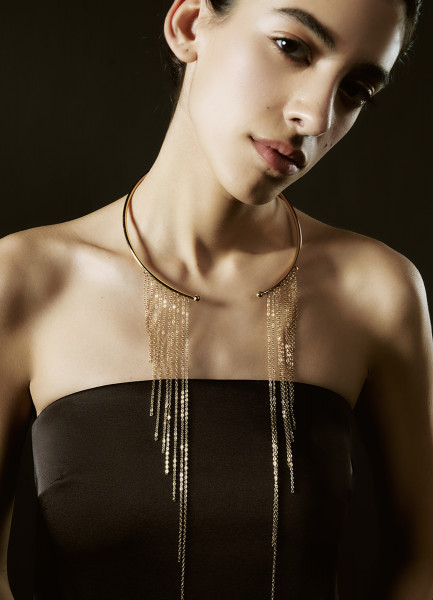 

Ожерелье с цепочками, Золотой