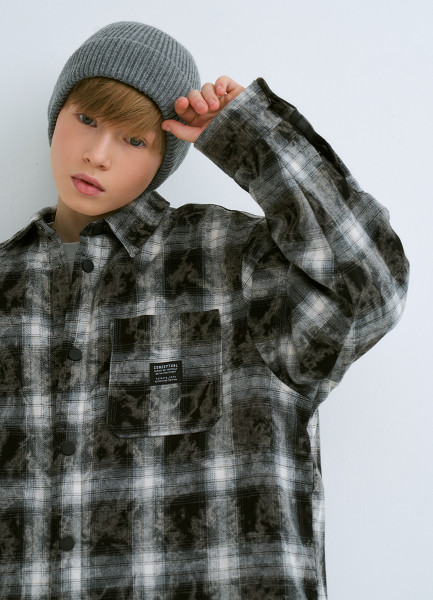 

Куртка-рубашка для мальчиков, Серый