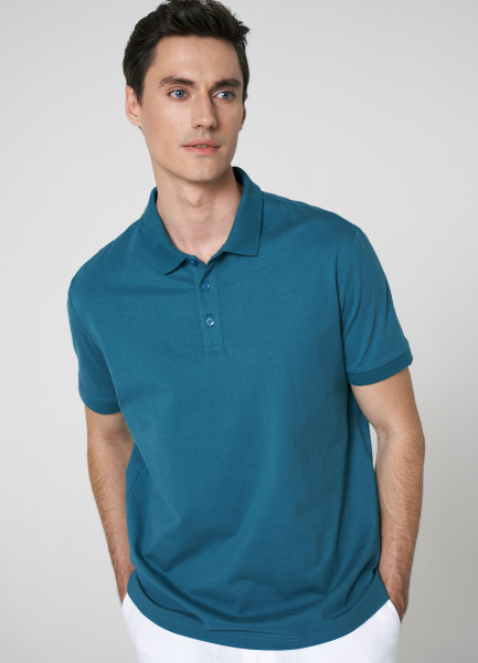 

Футболка-поло, Голубой