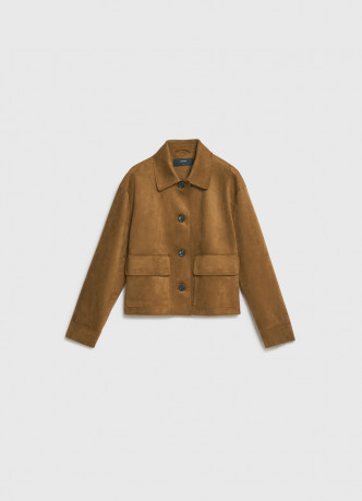 Куртка из искусственной замши