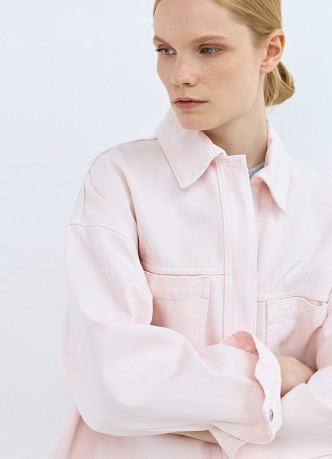 Куртка-рубашка из денима