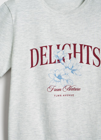 Футболка с принтом