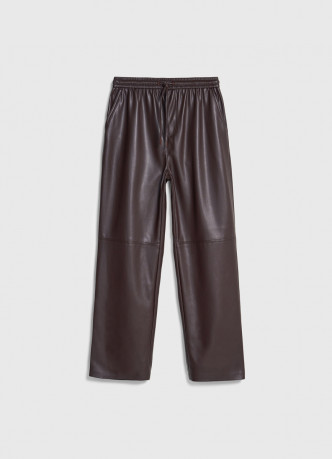 Брюки из искусственной кожи