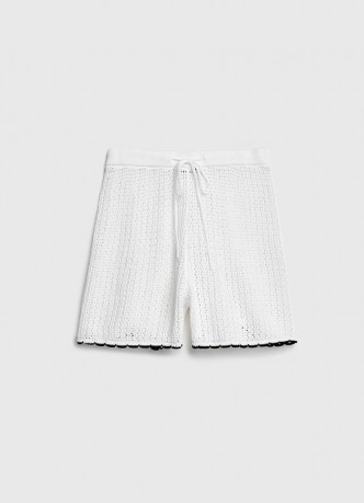 Шорты ажурной вязки