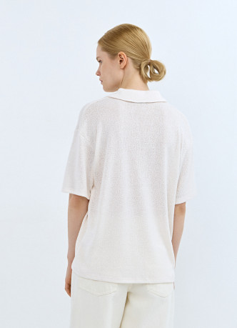 Поло из кроеного трикотажа