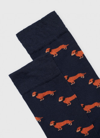 Носки с жаккардовым рисунком