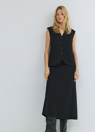 Юбка миди А-силуэта