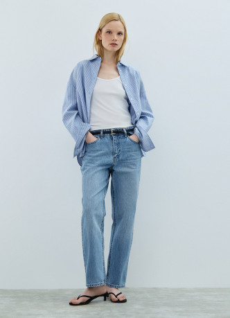 Укороченные прямые джинсы Straight