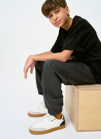 Кеды из искусственной кожи для мальчиков