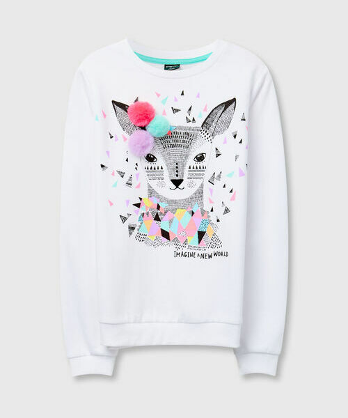 

Толстовка для девочек, Жемчужно-белый