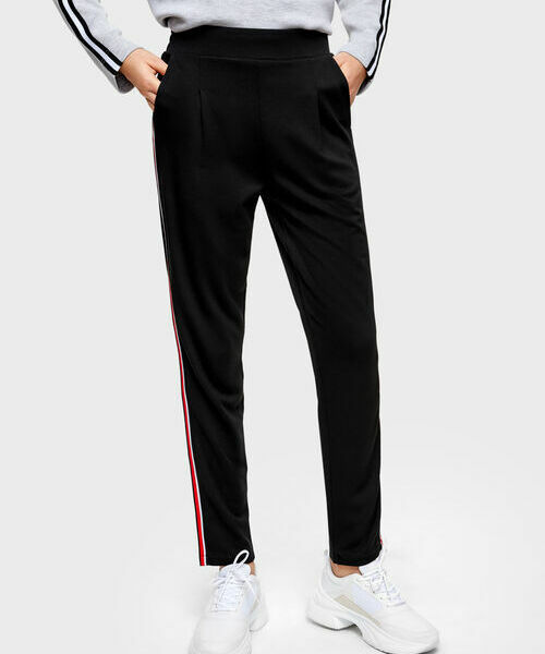 

Брюки с лампасами, Черный