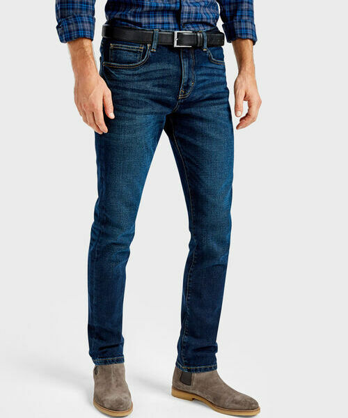 

Тёмно-синие джинсы Slim fit, Синий