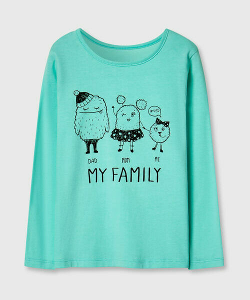 

Футболка для девочек, Ментоловый