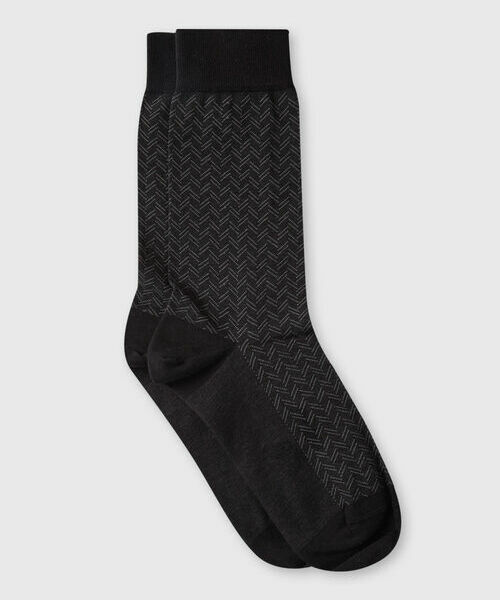 

Носки с жаккардом, Черный