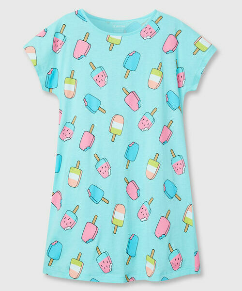 

Ночная сорочка для девочек, Светло-бирюзовый